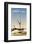 Mersea Island - Dave Thompson Contemporary Travel Print-Dave Thompson-Framed Giclee Print