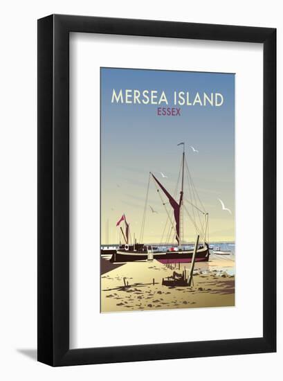 Mersea Island - Dave Thompson Contemporary Travel Print-Dave Thompson-Framed Giclee Print
