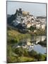 Mertola on the banks of Rio Guadiana in the Alentejo. Portugal-Martin Zwick-Mounted Photographic Print