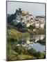 Mertola on the banks of Rio Guadiana in the Alentejo. Portugal-Martin Zwick-Mounted Photographic Print