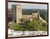 Mertola on the banks of Rio Guadiana in the Alentejo. Portugal-Martin Zwick-Framed Photographic Print