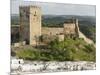 Mertola on the banks of Rio Guadiana in the Alentejo. Portugal-Martin Zwick-Mounted Photographic Print