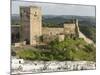 Mertola on the banks of Rio Guadiana in the Alentejo. Portugal-Martin Zwick-Mounted Photographic Print