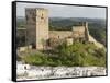 Mertola on the banks of Rio Guadiana in the Alentejo. Portugal-Martin Zwick-Framed Stretched Canvas