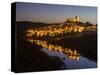 Mertola on the banks of Rio Guadiana in the Alentejo. Portugal-Martin Zwick-Stretched Canvas