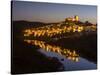 Mertola on the banks of Rio Guadiana in the Alentejo. Portugal-Martin Zwick-Stretched Canvas