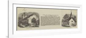 Merton and Morden Churches-null-Framed Giclee Print