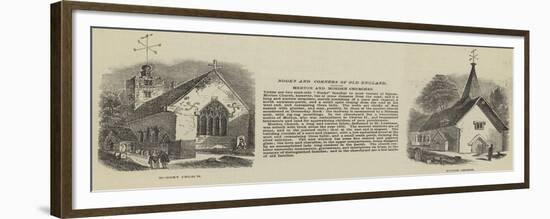 Merton and Morden Churches-null-Framed Giclee Print