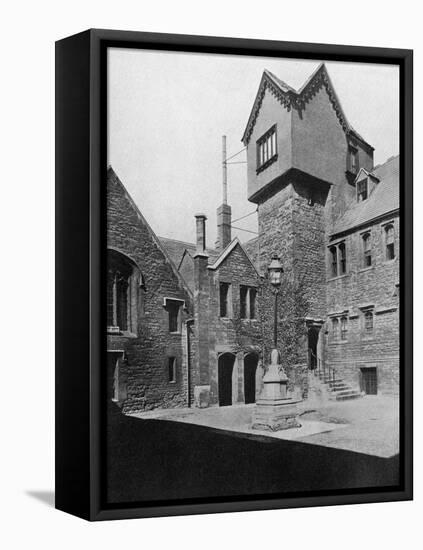 Merton College, Oxford, Oxfordshire, 1924-1926-HN King-Framed Stretched Canvas