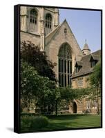 Merton College, Oxford, Oxfordshire, England, United Kingdom-Michael Jenner-Framed Stretched Canvas