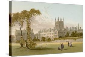 Merton College - Oxford-English School-Stretched Canvas