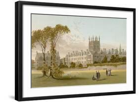 Merton College - Oxford-English School-Framed Giclee Print