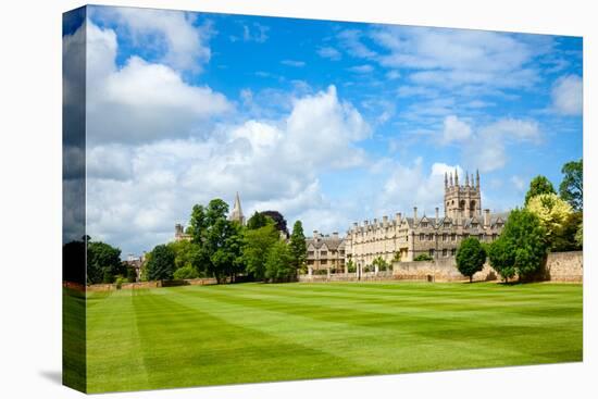 Merton College with Chapel, Oxford University, England-naumoid-Stretched Canvas