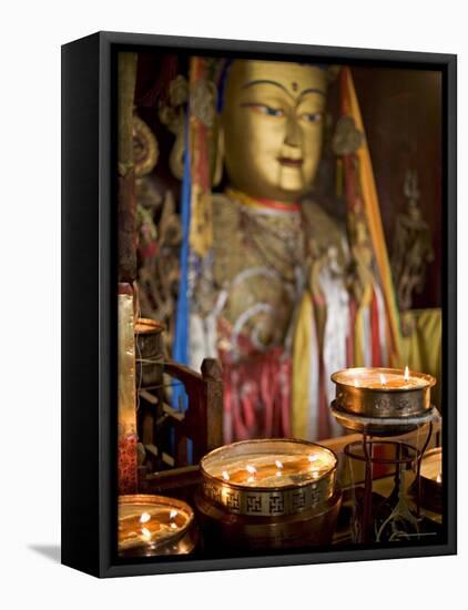 Meru Nyingba Monastery, Bharkor, Lhasa, Tibet, China-Don Smith-Framed Stretched Canvas