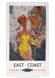 East Coast, BR (ER), c.1948-1964-Mervyn Quayle-Giclee Print