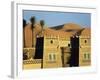 Merzouga a Desert Kasbah Backing onto Giant Sand Dunes of Erg Chebbi in Eastern Morocco, Morocco-Andrew Watson-Framed Photographic Print