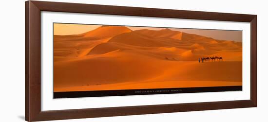 Merzouga - Marocco-John Lawrence-Framed Art Print