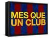 Mes Que Un Club-null-Framed Stretched Canvas