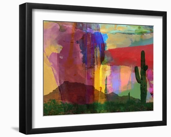 Mesa Abstract-Sisa Jasper-Framed Art Print