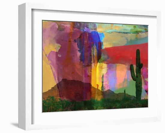 Mesa Abstract-Sisa Jasper-Framed Art Print