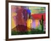 Mesa Abstract-Sisa Jasper-Framed Art Print