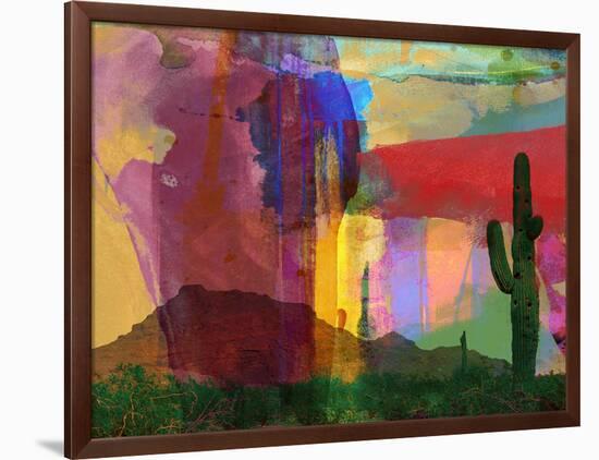 Mesa Abstract-Sisa Jasper-Framed Art Print