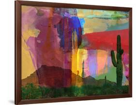 Mesa Abstract-Sisa Jasper-Framed Art Print