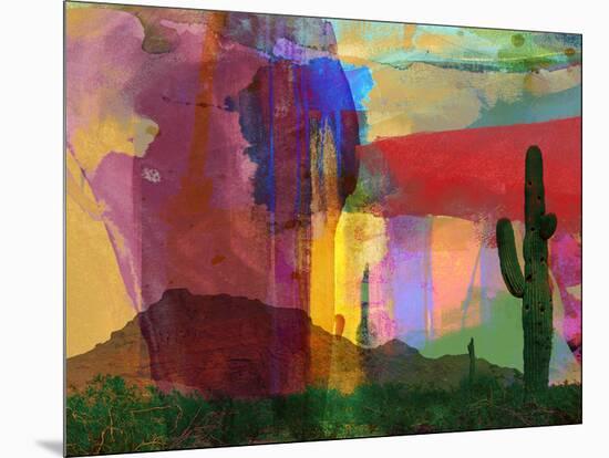 Mesa Abstract-Sisa Jasper-Mounted Art Print