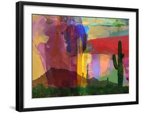 Mesa Abstract-Sisa Jasper-Framed Art Print