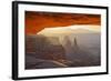 Mesa Arch at Dawn Looking Towards Washerwoman Arch-Gary-Framed Photographic Print