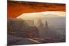 Mesa Arch at Dawn Looking Towards Washerwoman Arch-Gary-Mounted Photographic Print