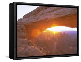 Mesa Arch at Sunrise, Canyonlands National Park, Utah, USA-Gavin Hellier-Framed Stretched Canvas
