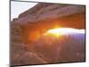 Mesa Arch at Sunrise, Canyonlands National Park, Utah, USA-Gavin Hellier-Mounted Photographic Print