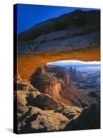 Mesa Arch at Sunrise, Island in the Sky, Canyonlands National Park, Utah, USA-Scott T^ Smith-Stretched Canvas