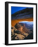 Mesa Arch at Sunrise, Island in the Sky, Canyonlands National Park, Utah, USA-Scott T^ Smith-Framed Photographic Print