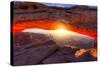 Mesa Arch at Sunrise-Dean Fikar-Stretched Canvas