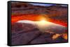 Mesa Arch at Sunrise-Dean Fikar-Framed Stretched Canvas