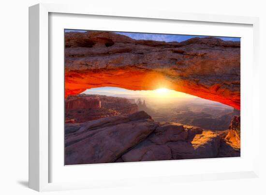 Mesa Arch at Sunrise-Dean Fikar-Framed Photographic Print