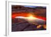 Mesa Arch at Sunrise-Dean Fikar-Framed Photographic Print