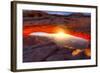 Mesa Arch at Sunrise-Dean Fikar-Framed Photographic Print