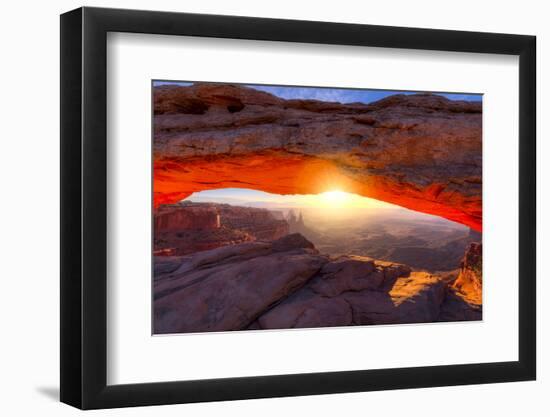 Mesa Arch at Sunrise-Dean Fikar-Framed Photographic Print