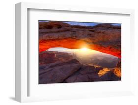 Mesa Arch at Sunrise-Dean Fikar-Framed Photographic Print