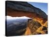 Mesa Arch Framing Landscape-Jim Zuckerman-Stretched Canvas