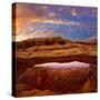 Mesa Arch in Canyonlands National Park Utah USA Sunrise Photo Mount-holbox-Stretched Canvas