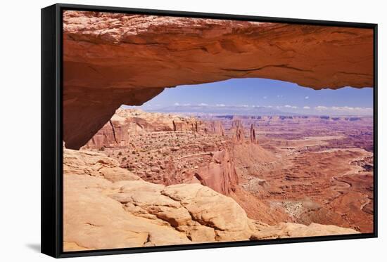 Mesa Arch, Island in the Sky, Canyonlands National Park, Utah, United States of America-Neale Clark-Framed Stretched Canvas