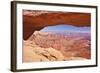 Mesa Arch, Island in the Sky, Canyonlands National Park, Utah, United States of America-Neale Clark-Framed Photographic Print