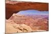 Mesa Arch, Island in the Sky, Canyonlands National Park, Utah, United States of America-Neale Clark-Mounted Photographic Print