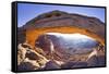 Mesa Arch Sunrise, Island in the Sky, Canyonlands National Park, Utah, United States of America-Neale Clark-Framed Stretched Canvas