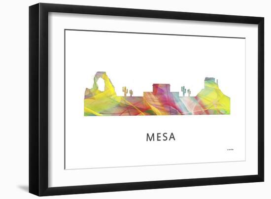 Mesa Arizona Skyline-Marlene Watson-Framed Giclee Print