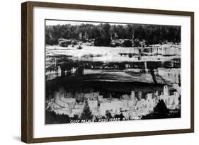 Mesa Verda Nat'l Park, Colorado - Cliff Palace Ruins Panoramic-Lantern Press-Framed Art Print